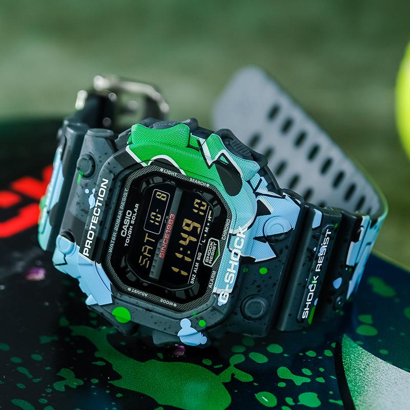 Casio G-Shock 40th Anniversary Limited Solar Shock Resistant Quartz Watch Resin Strap Men watches Black GX-56SS-1PR