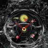 SVJ Brand Watch Cross-country Stereo Steering Wheel Waterproof Hollow Watch Forging Modified High-grade Non-mechanical Men's Watch