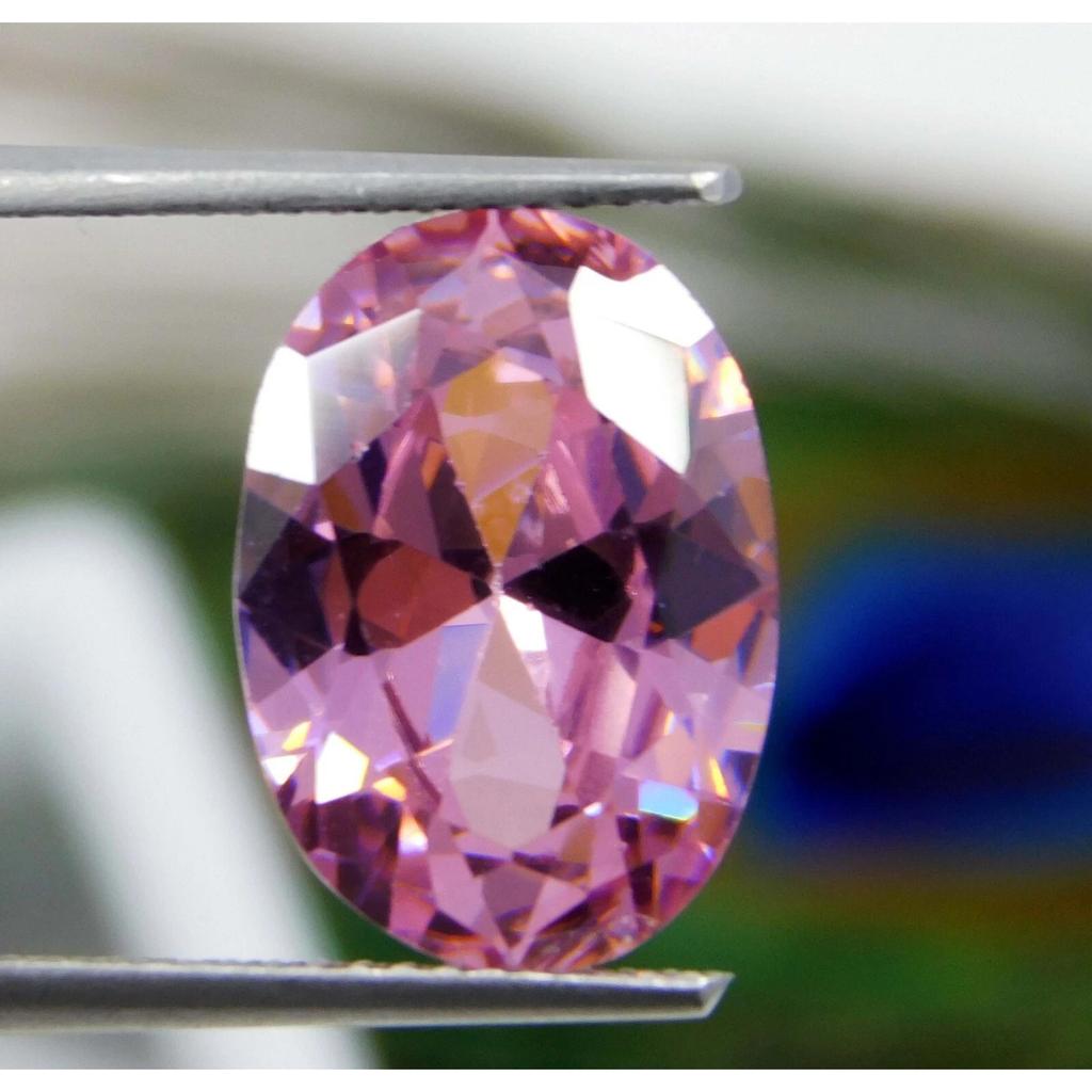 "BEAUTIFUL" 7.30 Ct Natural Cambodian Pink Zircon Oval Cut Best Loose Gemstone
