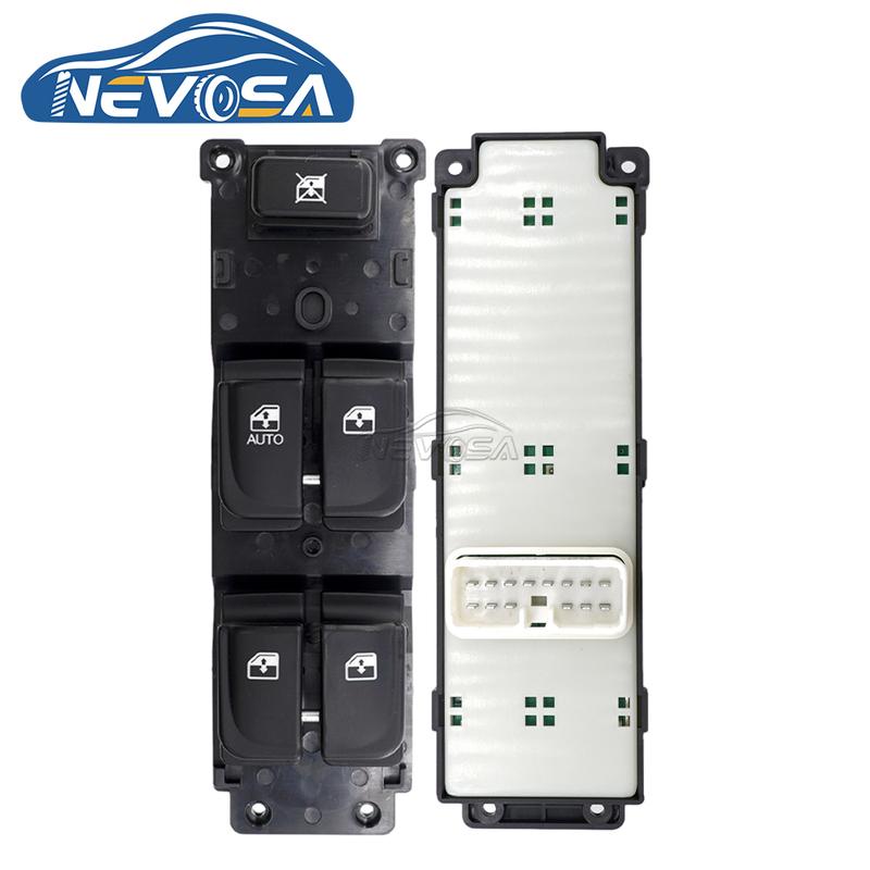 NEVOSA 93570-1J102 93580-1J002 Car Front Left Driver Power Window Control Switch Rear Button For Hyundai I20 2008 2009 2010 2011
