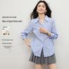Women's Striped Two-Way Wear Shirt