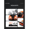 1/22 Toyota GR Supra A90 Alloy Modified Wide Body Sports Car Model Diecast Metal Raing Vehicles Car Model Sound and Light Kids Toy Gift
