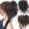 Synthetic Curly Chignon Women Hair Bun with Claw Clip Heat Resistant Updo Cover Hairpiece Extensions Accessories