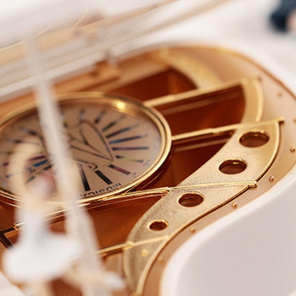 European-style Piano Model Music Box Hand Crank Ballerina Girls Ballet Dance Girls Music Box Home Decorations Office Decoration