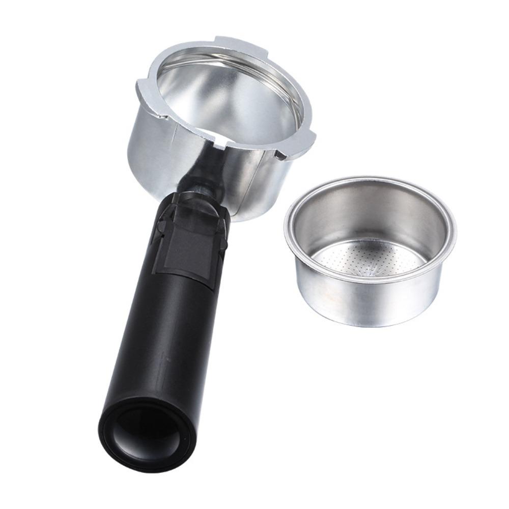 51mm Kaffee Siebträger Bodenlos Kaffeemaschine Ersatzteile Espresso Filter Griff Cafe