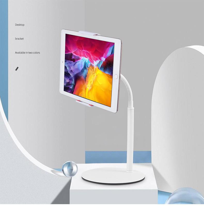 Adjustable Floor Tablet and Phone Stand for Bedside, Sofa, or Live Broadcast