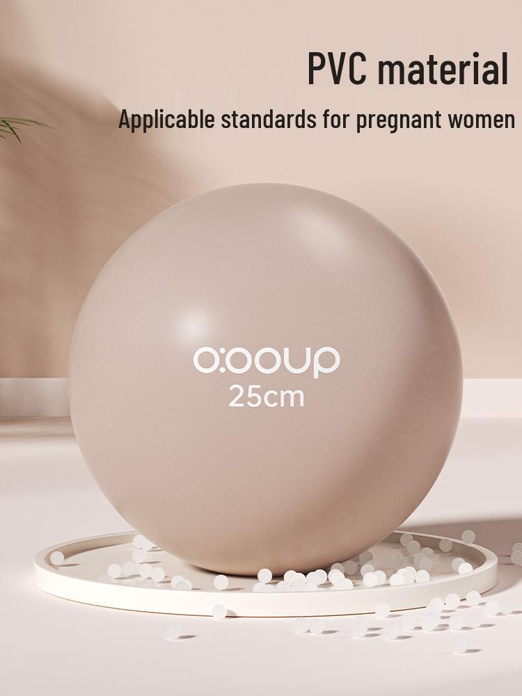 25cm Pilates Ball for Pelvic Floor & Postpartum Yoga, Includes Pump, Enhances Buttocks