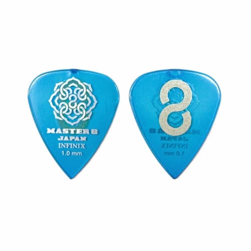 MASTER 8 JAPAN IFS-TD100 INFINIX TEARDROP HARDGRIP 1.0mm Guitar Picks x 10