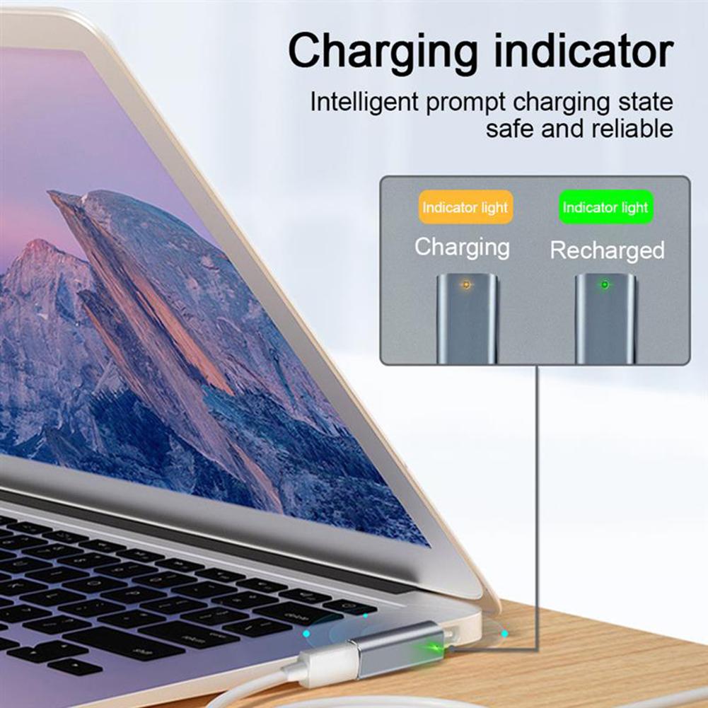 DC5521 PD Type-C Female to Magnetic Adapter for Macbook Air/Pro Fast Charging Plug Converter for Apple Magsafe 1 Magsafe 2