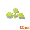 Non-Toxic 50Pcs Plants Accessories Moc City Pine Tree Branch Bush Stem Broadleaf With 3 Peach Leaves Grass Flower Building Bricks 6255