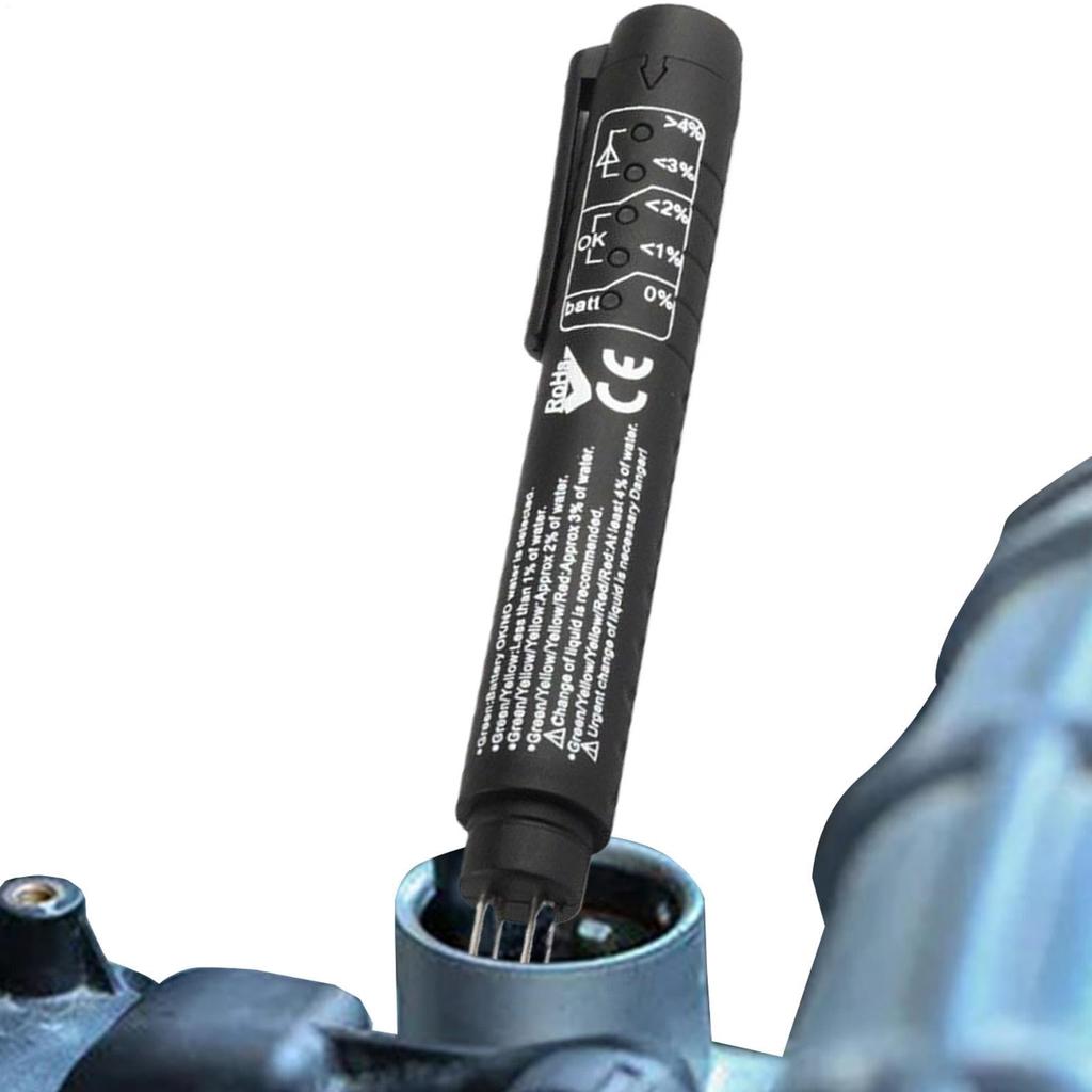 Brake Fluid Tester Pen Automotive Brake Oil Test Tool With LED Indicator Moisture Detector