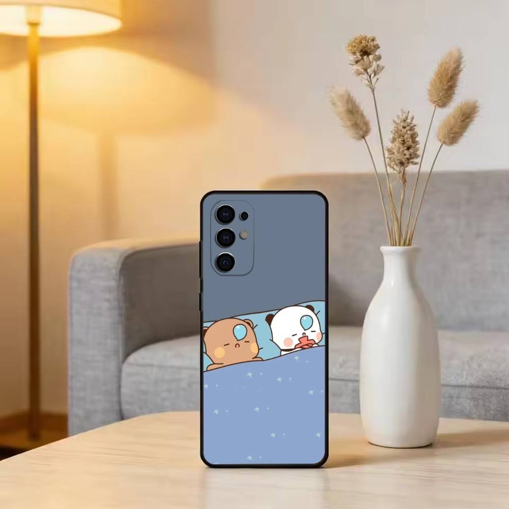 Sweet YiEr & BuBu Phone Case For Samsung S25,S24,S21,S22,S23,S30,Ultra,S20,Plus,Fe,Lite,Note,10,Black Cover