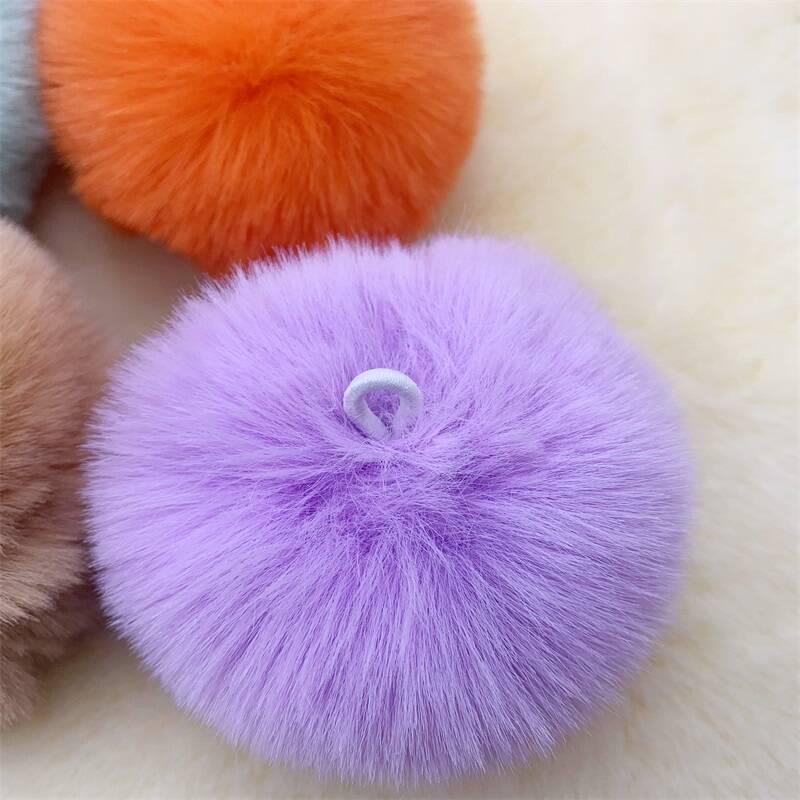 Imitation Rabbit Fur Pom-Poms: 4cm, 6cm, 7cm DIY Plush Balls for Jewelry, Clothing, Hats, Shoes, Bags, and Trims