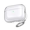 Hingeless Design1.2mm Front LED Visible Sleeve Materia Transparent Cover TPU Case for AirPods Pro 3