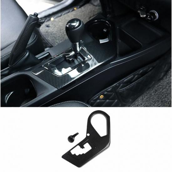 For 2016-2018 Toyota RAV4 Carbon Fiber ABS Central Console Gear Shift Frame Trim