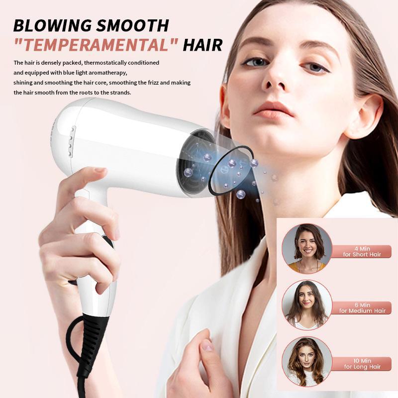 High-Power Hair Dryer for Home & Salon Use: Hot & Cold Settings, Ideal for Styling & Hair Care