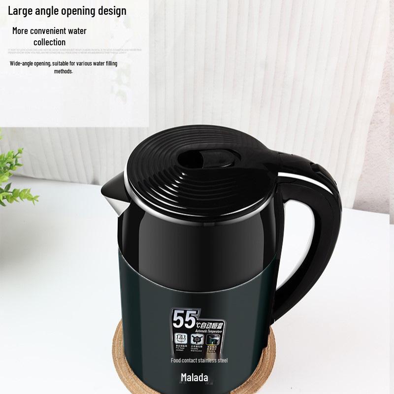 Wanlida Edelstahl Wasserkocher: Kompakter Haushaltsgerät mit Warmhaltefunktion.