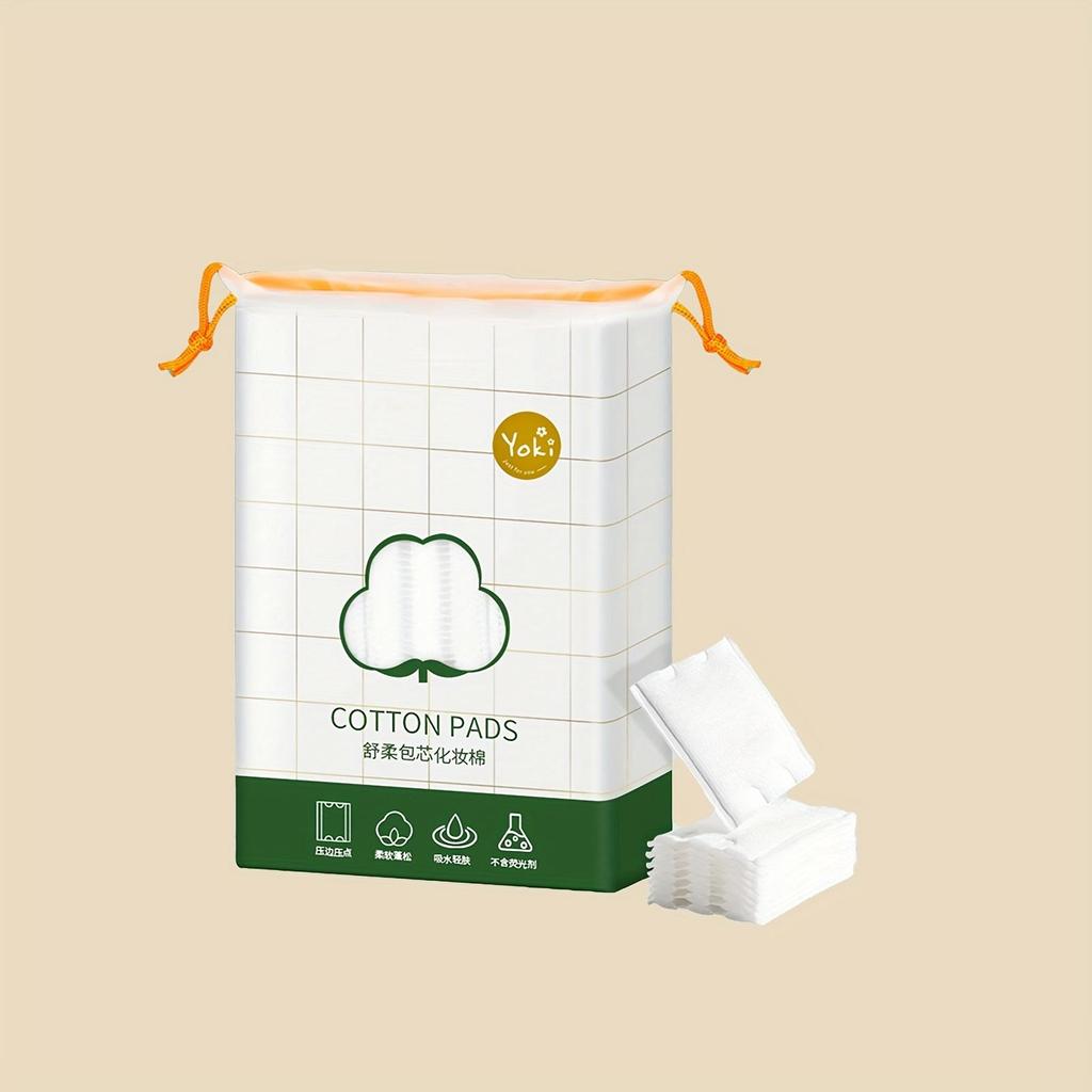 Double-sided Edge-pressed Thickened Makeup Remover Cotton, Convenient for Wet Compress and Less Likely To Break.