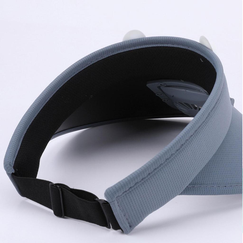 Kids Fan Visor Hat Three Adjustable Winds Fan Cap Adjustable Large Brim Sun Visor Kids Fan Hat for Child Gift Fishing