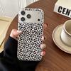 Non-Slip  Pink Black Leopard Print Silicone Case For Iphone 17 15 Plus 14 13 12 11 16 Pro Max Comfort Grip Phone Cover