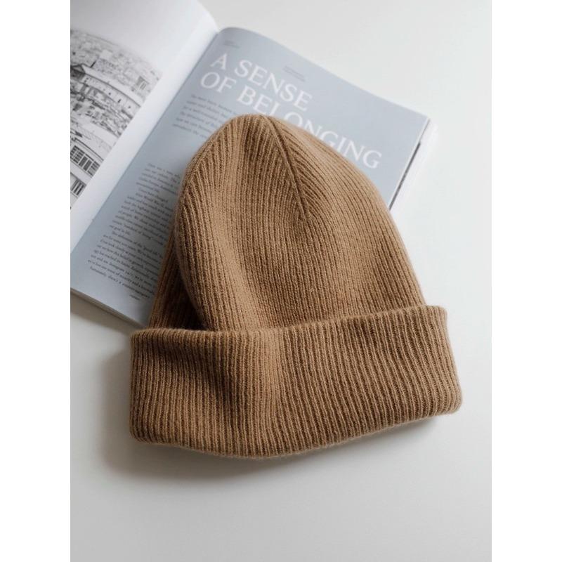 

Korean high-quality wool big head circumference high elastic wool hat, women s autumn and winter face small knitted hat high elasticity ( 54-62cm )