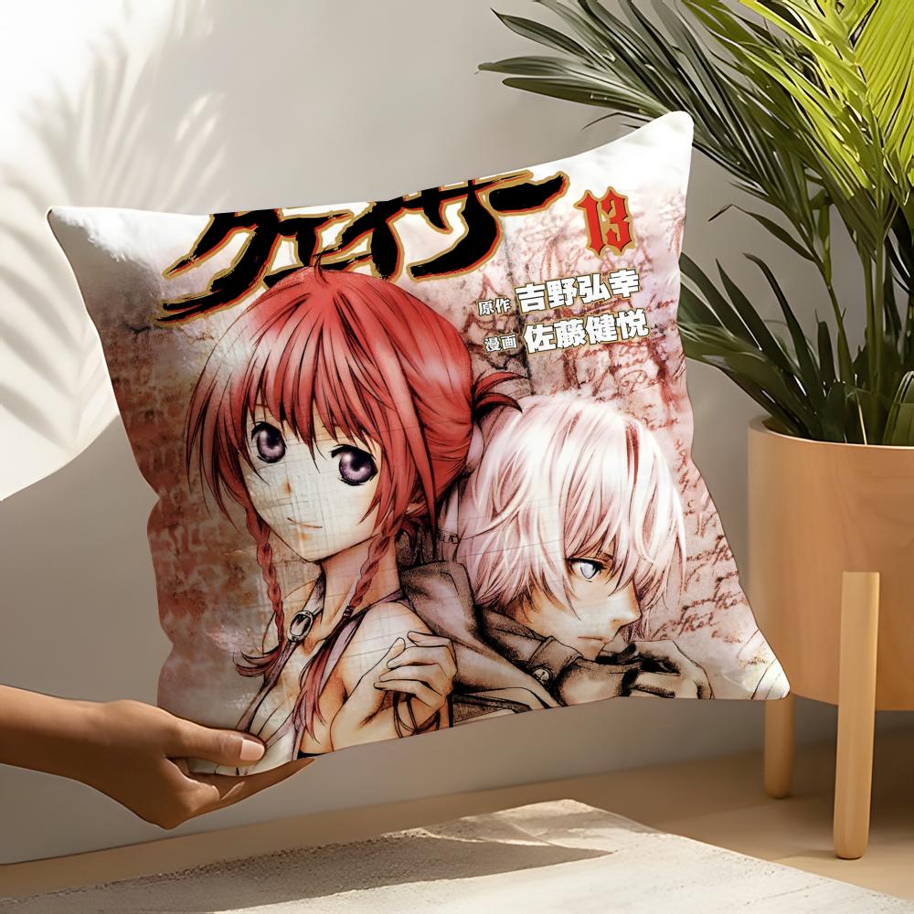 Fighting Anime Comics Tthe Qwaser Of Stigmata Linen Cushion Covers For Decorative Sofa Home Pillows Case Car Chair Pillows Cases