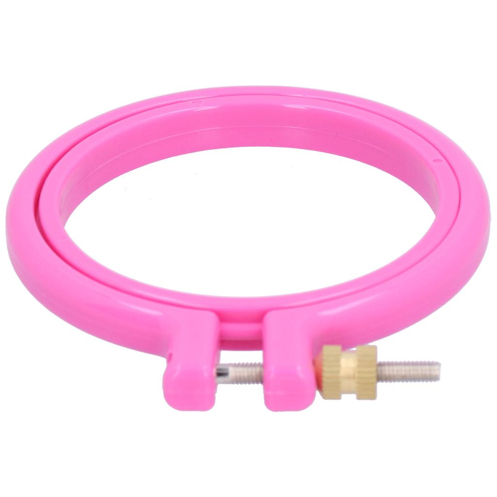 Kreuzstich Stickerei Kreis Kunststoff Bunter Reifen Ring für DIY Kunsthandwerk Nähen3in