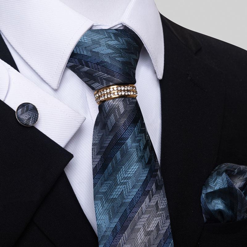 Direct Supply New Plaid Striped Flower Multicolor Men'S Tie Set