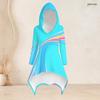 Women Plus Size Hooded Long Sleeve High Low Printed Top Fitted Pants Two Piece Set