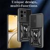 Push Window Slide Lens Heavy Duty Protective Case For Infinix Note 50s 50 Pro Plus Magnetic Finger Ring Holder Kickstand Cover Note 50 Pro 50x 40X 30i