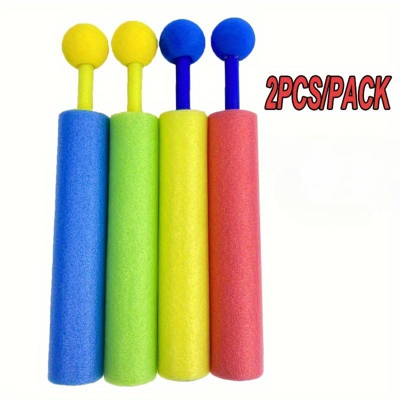 

2 шт. выдвижной водяной пистолет с круглым наконечником, мини-пенный водяной пистолет, идеально подходит для летних вечеринок и мероприятий на открытом воздухе 2pcs разноцветный