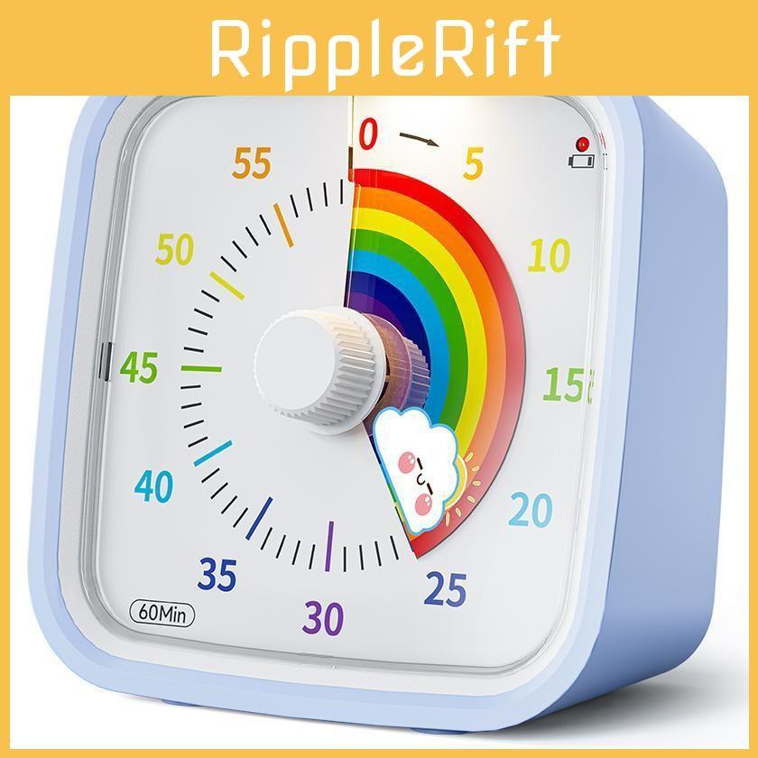 60 Visual Minute Timer Cartoon Dinosaur Silent Disk Timer For Kids And Adults