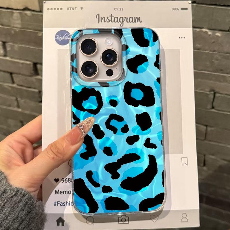 Pink Cherry Bow Leopard Girls Women Phone Case For Apple iphone 16pro 15 16 14 13 Pro Max 16e 12 11 7 8 Plus XR SE Fundas Cover