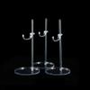Acrylic Doll Holder Stands Transparent 30cm Figure Display Waist Foot Support Rack Bracket For 1/6 Doll Toys Show