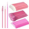 ANNAFRIS 1Pack 50Pcs Disposable Eyelash Brush Soft Head Crystal Eyebrow Brush Lash Extension Brush Mascara Wand Makeup Tool