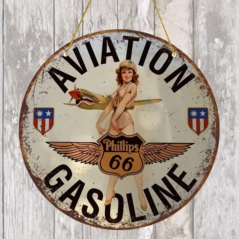 Metal Tin Sign Retro Art 20x20cm Home Wall Decor