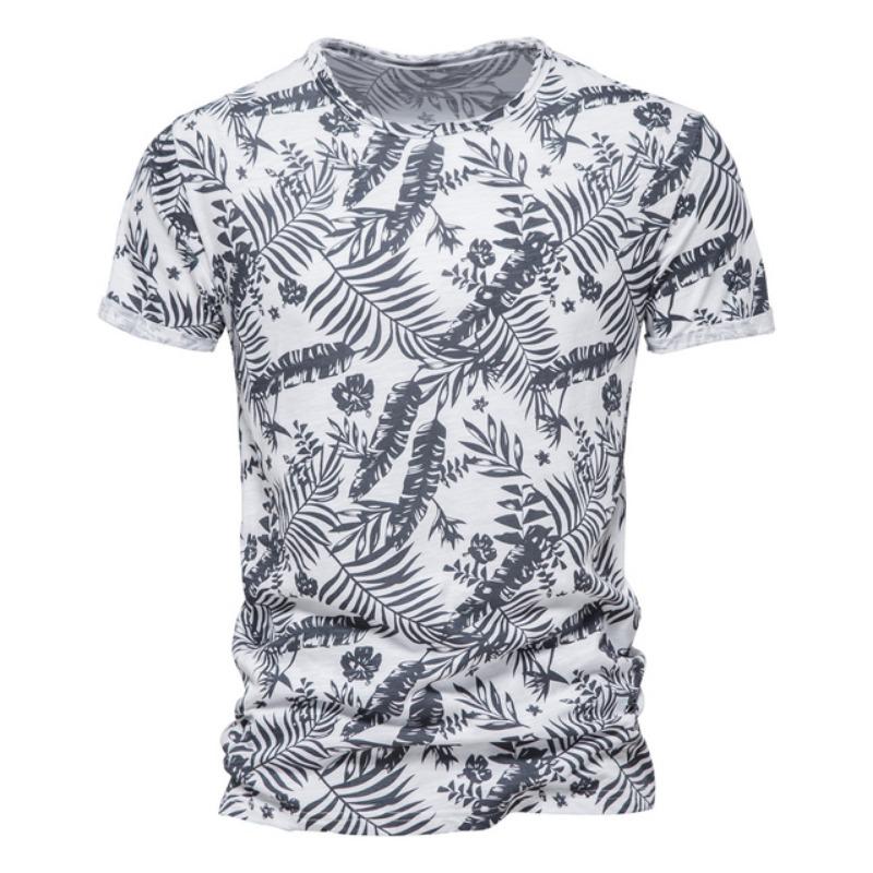 Hawaiian Plant Tropical Jungle 3D Print Casual T-shirt For Men And Women Daily Slim Loose Crew Neck Short Sleeve Summer Top New