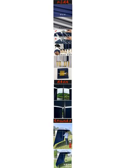 Universal Outdoor Fishing Parasol: Large Rainproof & Sun-Protective Umbrella Tent