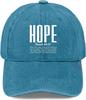 Hope Isaiah 4031 Print Denim Baseball Cap Washed Polyester Casual Sports Adjustable Hat