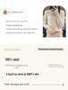 Women's Soft Wool Round Neck Sweater - 100% Pure Wool, Long Sleeve, Fluffy Knit, Autumn/Winter 2023