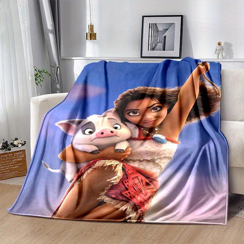 1pc, Moana's Adventure Blanket Perfect for Home Decor, Couch Cover, Outdoor Use, Gifts, Soft Throw Ideal for Bedroom