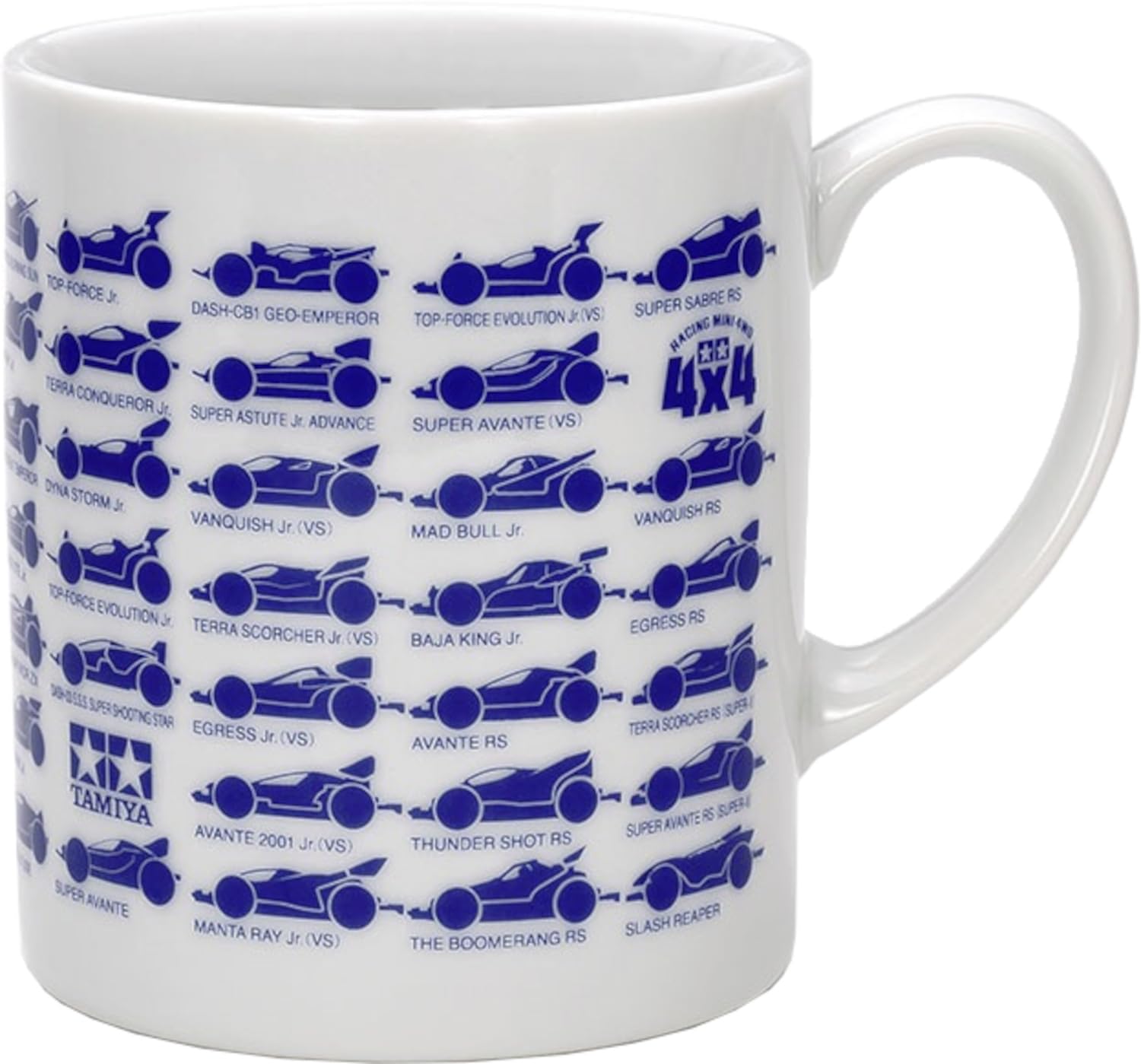 Tamiya Racer Mini 4WD Mug, Blue, Original Merchandise, 67482