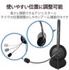 Elecom Wired USB Dual Microphone Noise Mute and Volume Headset, Connection, Reduction, Left/Right Mic, Lightweight, Control, USB-A, Binaural, Black,