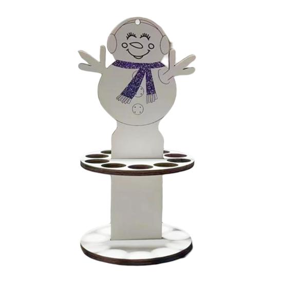 

Стойка для денег, орнамент, полезный мультяшный дизайн, экологически чистый уникальный держатель, украшение, аксессуары для фестиваля и вечеринки для дома Snowman