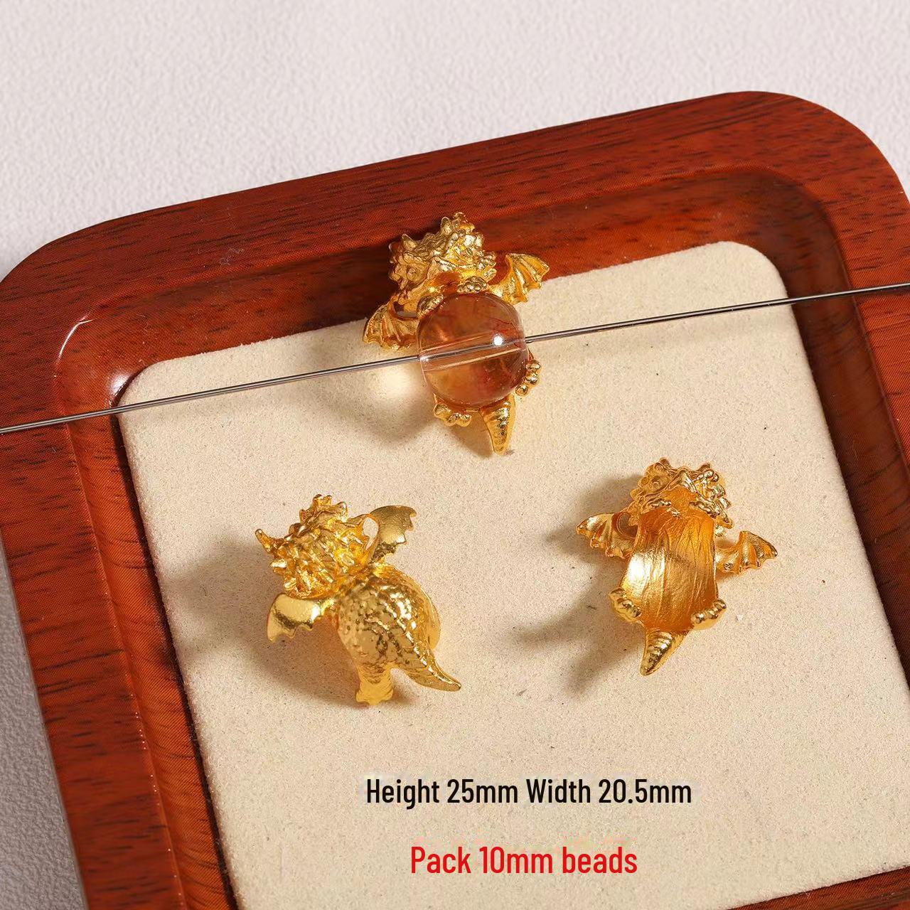 

Маленький браслет из бисера «Летящий дракон» — украшение ручной работы из кристаллов Standard