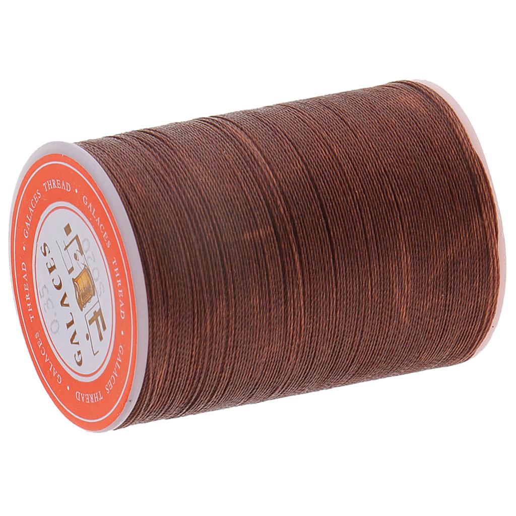 Hand Stitching Waxed Thread Polyester Cord for Leather Craft DIY Shoe Bag Carpet Repair and Beading