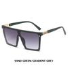 Classic Brand Sunglasses Women Square Gradient Designer Glasses for Men and Ladies Trend Fashion Shades