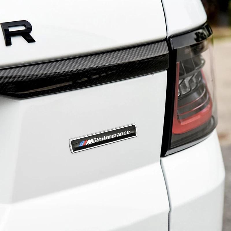 Bilemblem 3D Sportskilt Auto Bakluke/Side Skjerm Klistremerke Tilbehør For BMW E46 E60 G20 G30 M Performance M3 M5 M6 X2 X6