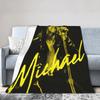 Плед для тура Майкла Джексона Mj  Различные размеры  Теплый Уютный Пушистый Плед-Покрывало Для Дивана Кресла И Кровати