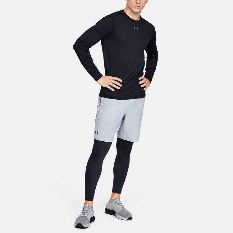 Under Armour Cold Gear Training Crew Sweatshirt Men Sweatshirt Black 1310989-001